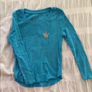 Peek girls XS long sleeved shirt